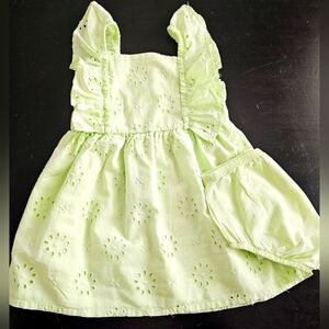 Charming Green Kids Dress 18months.